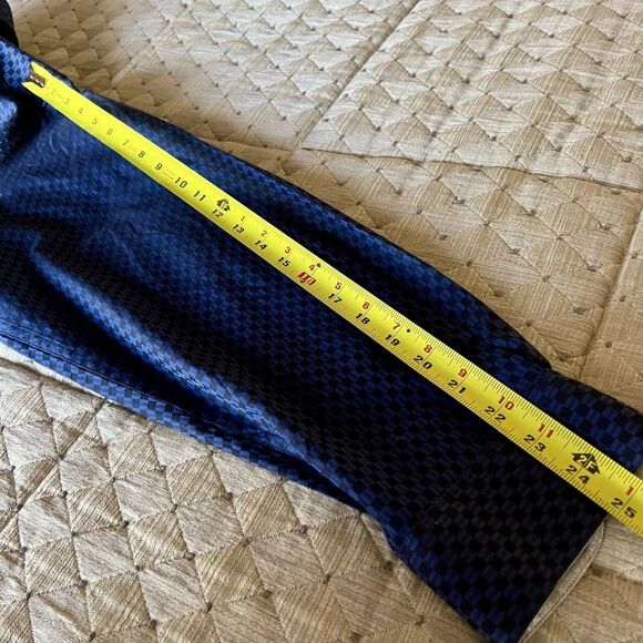 Robert Graham Blue & Black Check Button-Down Shirt Men’s 2XLB Flip Cuff Designer - Picture 14 of 16